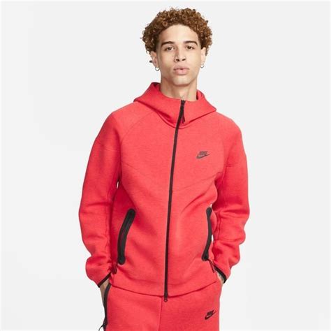 nike tech donker rood